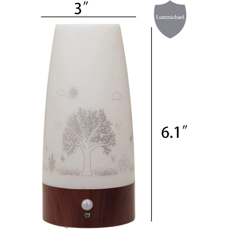 menggutong Retro LED Night Light,Bedside Lamp With Wireless PIR LED